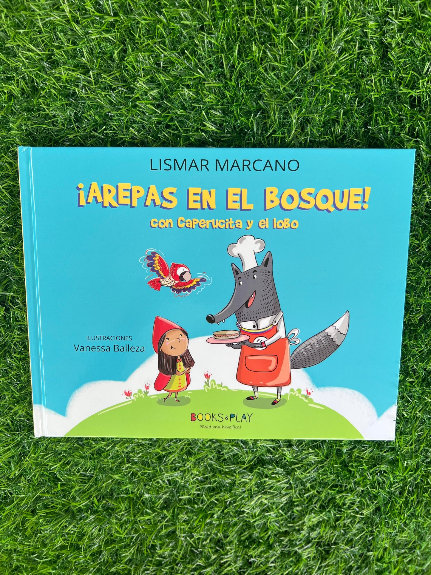 Arepas en el bosque con caperucita y el lobo